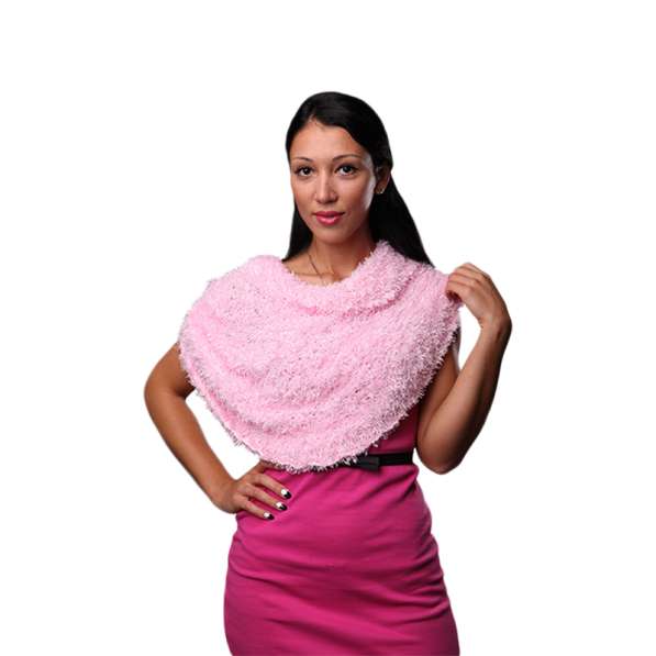 Розовый чудо - шарф новый (много вариантов носки) в Перми фото 8