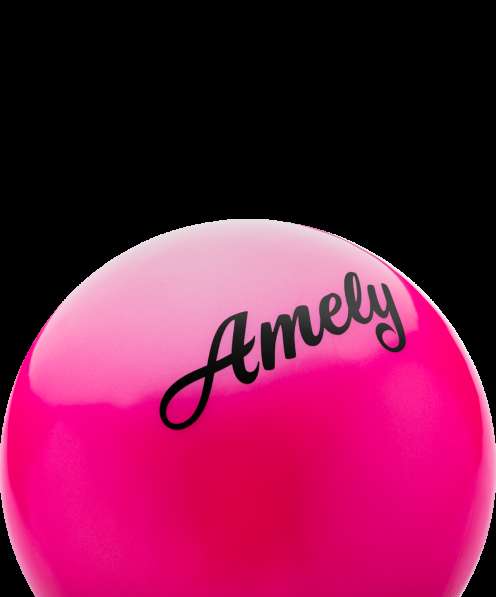 Мяч для художественной гимнастики AGB-101, 15 см, розовый