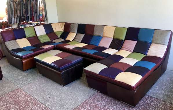 диван модульный в стиле печворк