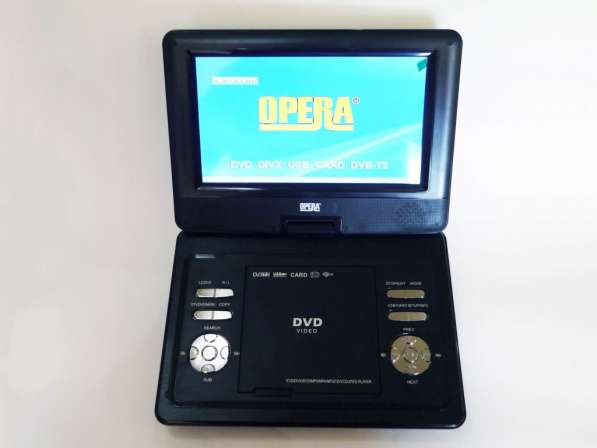 11" DVD Opera NS-1180 Портативный DVD-проигрыватель с Т2 TV в фото 3