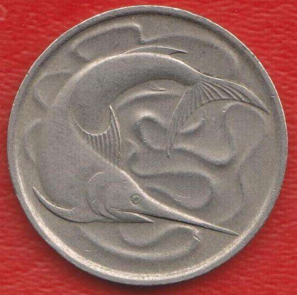 Сингапур 20 центов 1973 г. в Орле