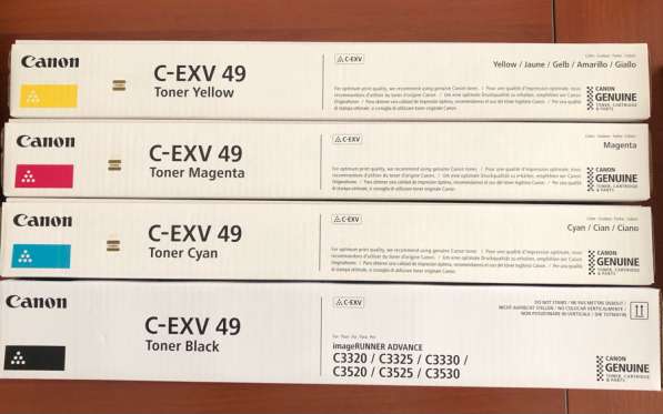 Тонер - картриджи Canon C-EXV 49 (оригинальные)