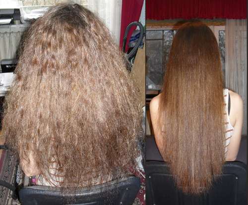 Кератиновое восстановление и выпрямление волос в Москве фото 6