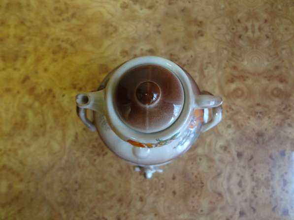 Керамический самовар с чайником декоративный в фото 9