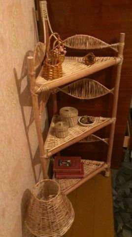 плетеная этажерка