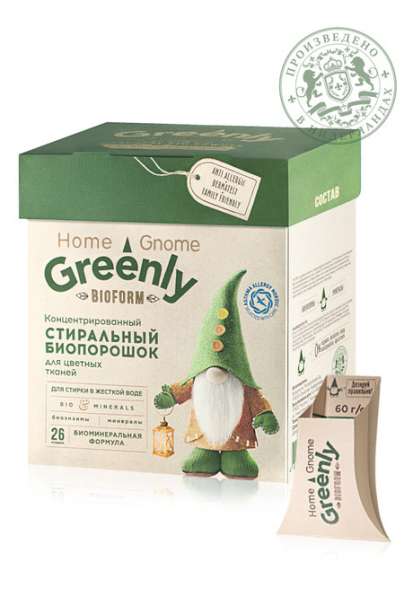 Биопорошок Homе Gnome Greenly в 