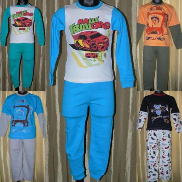 Пижамы детские по 450р (Брючки + футболка с длинным рукавом)