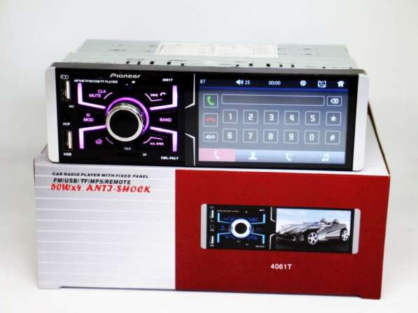 Автомагнитола Pioneer 4061T ISO - Сенсорный экран 4,1'' в 