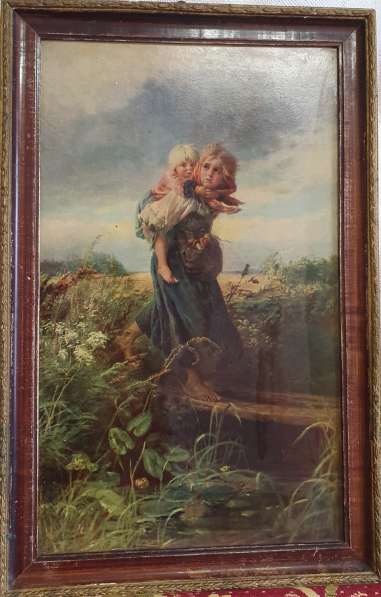 Картина"Дети бегущие от грозы " 1872г в Котласе