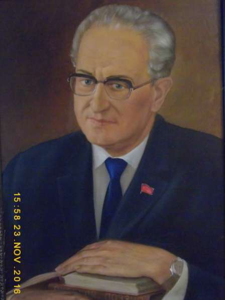 Портрет Председателя КГБ СССР Андропова Ю. В в Череповце фото 3
