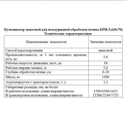 Культиватор междурядный пропашной КРН-5.6 (8х70) в Краснодаре фото 4