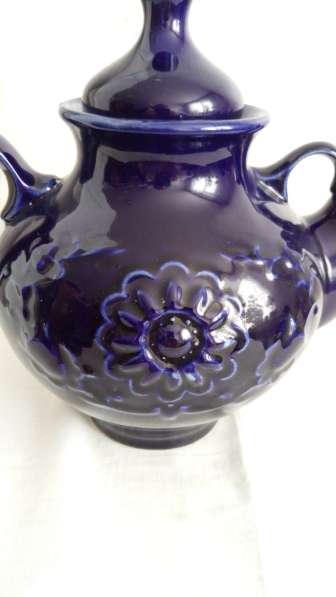 чайник керамический кобальт в Волжский фото 3