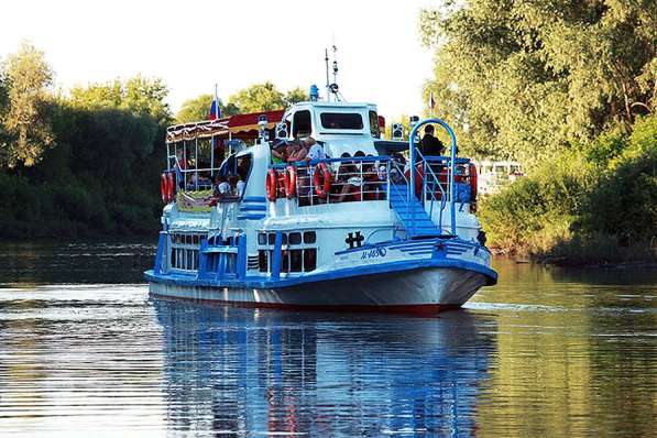 Прогулки на теплоходе по реке Оке в Рязани фото 26