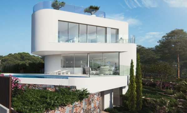Дизайнерская вилла с видом на море в Бенидорме, Испания в фото 18