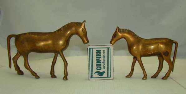 Фигурки латунные Лошади (Q638) в Москве фото 4