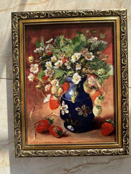 Масло холст, букет в Ростове-на-Дону