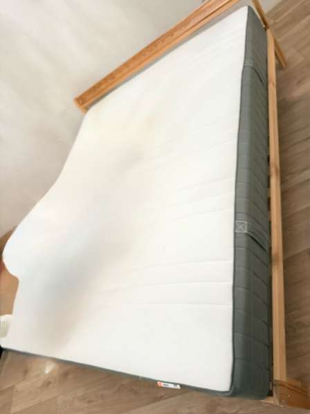 Продам кровать двуспальную с матрацем « Икеа» в Санкт-Петербурге фото 3
