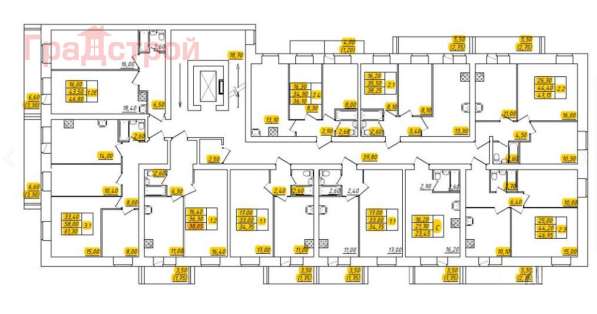 Продам двухкомнатную квартиру в Вологда.Жилая площадь 47 кв.м.Этаж 6.Дом кирпичный. в Вологде фото 4