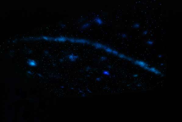 Потолок Звёздное небо Роспись видимая только в темноте в Апрелевке фото 4