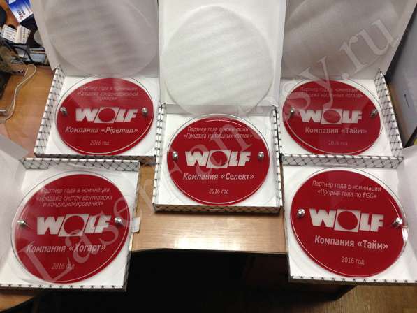 Ультрасовременный дизайн наградных дипломов WOLF в Москве фото 3