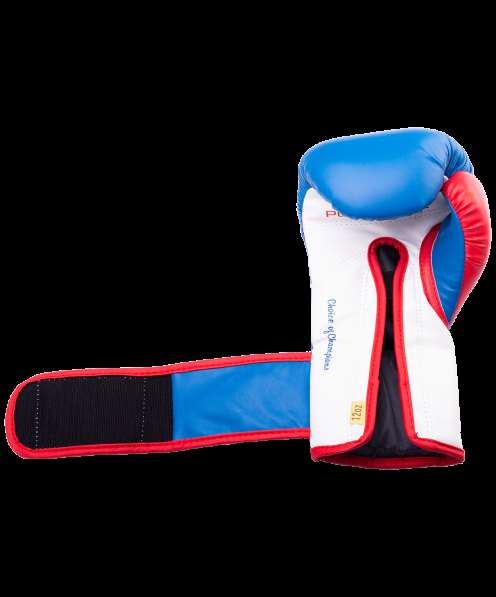 Перчатки боксерские Powerlock P00000727-12, 12oz, синий/красный