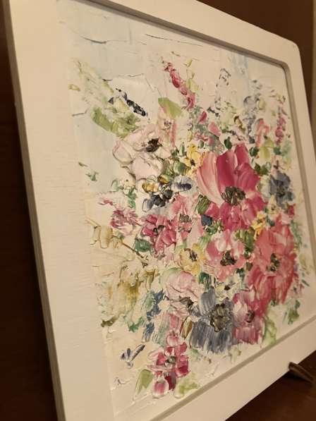 Картина маслом Цветы в Москве