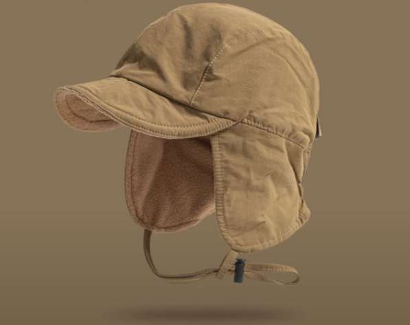 Зимняя бархатная шапка-пилот в Санкт-Петербурге