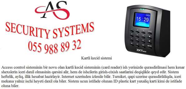 ❈ Kartla kecid sistemi ❈