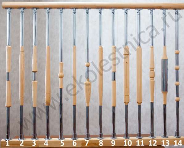 Комбинированные балясины в Рязани фото 5