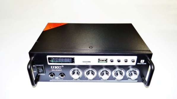 Усилитель звука UKC SN-838BT USB+SD+AUX+Bluetooth+Караоке
