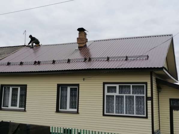 Кровельные работы, перекрытие крыш профнастилом в Кирове
