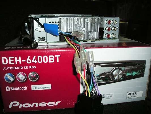 Автомагнитола с USB Pioneer DEH-6400BT, CD, SD, AUX в Стерлитамаке фото 3
