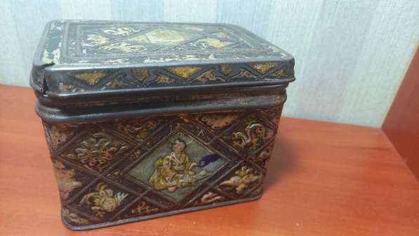 Коробка для чая СССР 1920-е винтаж