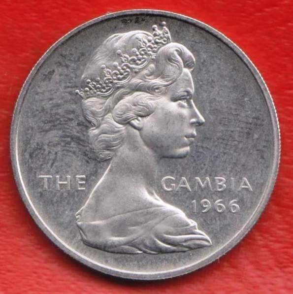 Гамбия Британская 2 шиллинга 1966 год в Орле