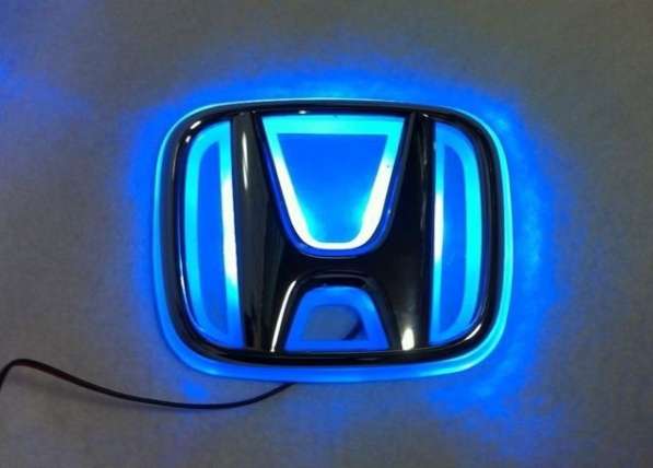 3D подсветка LED логотипа Honda