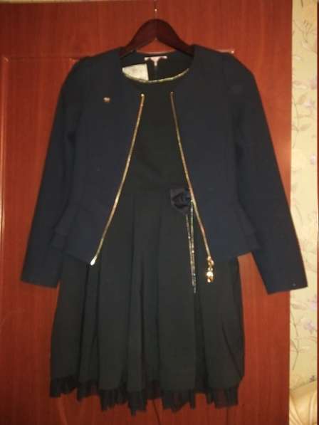 Школьная форма, платье, парка, кофта, темно синий цвет в Королёве фото 3