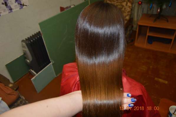Кератиновое выпрямление волос в Москве фото 9