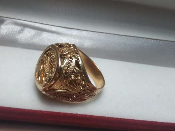 Кольцо мужское золото 585 в Москве