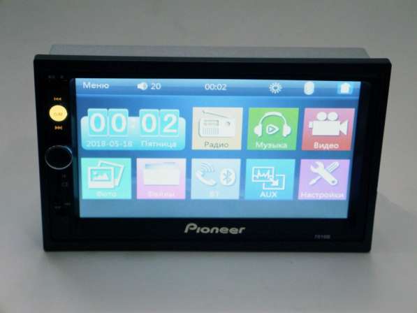 2din Магнитола Pioneer 7010 USB, SD, Bluetooth,ПУЛЬТ НА РУЛЬ в 