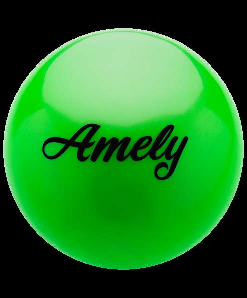 Мяч для художественной гимнастики AGB-101, 15 см, зеленый в Сочи