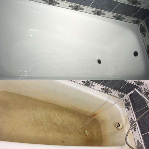 Реставрация ванн жидким акрилом в Екатеринбурге фото 6
