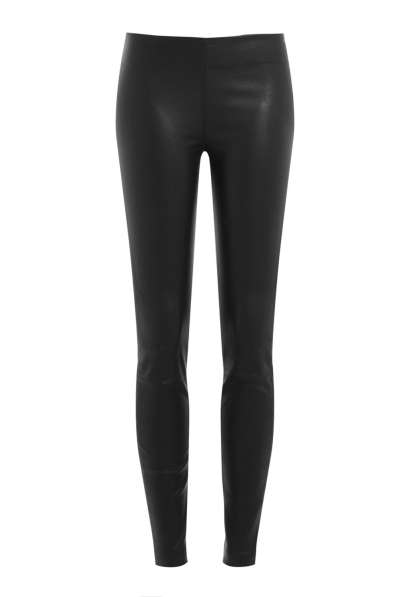 Кожаные леггинсы в 