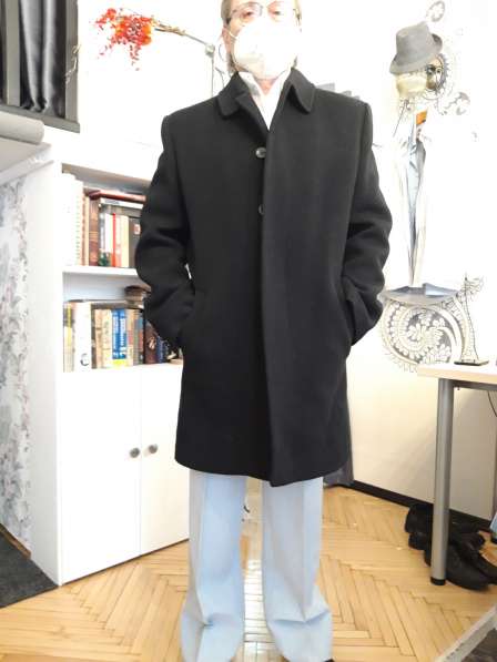 Пальто мужское с подкладкой,50 размер, в отличном состоянии