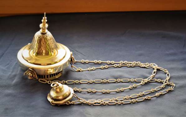 Старинная серебряная лампада. Русский Классицизм. 1798 год в Санкт-Петербурге фото 4