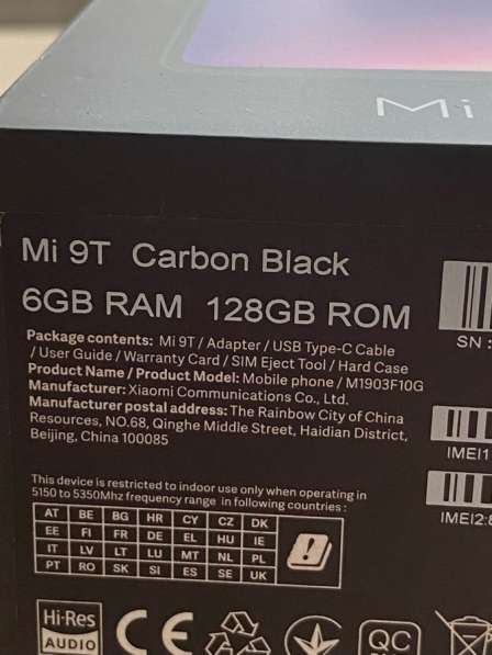Xiaomi Mi 9t 6/128 полный комплект в Подольске