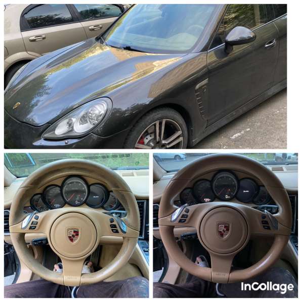 Покраска руля, салона автомобиля