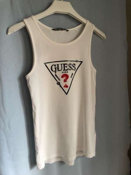 Белый топ майка guess в Москве фото 3