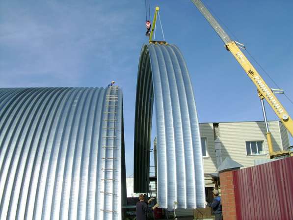 Строительство Бескаркасных арочных металлоконструкций в Самаре фото 5