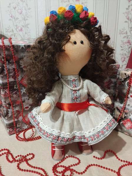 Текстильная кукла, ручной работы
