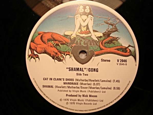 Пластинка виниловая Gong ‎- Shamal (UK) в Санкт-Петербурге